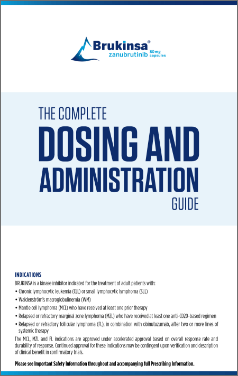 Dosing and administration guide for BRUKINSA® (zanubrutinib)