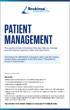 Patient management guide for BRUKINSA® (zanubrutinib)