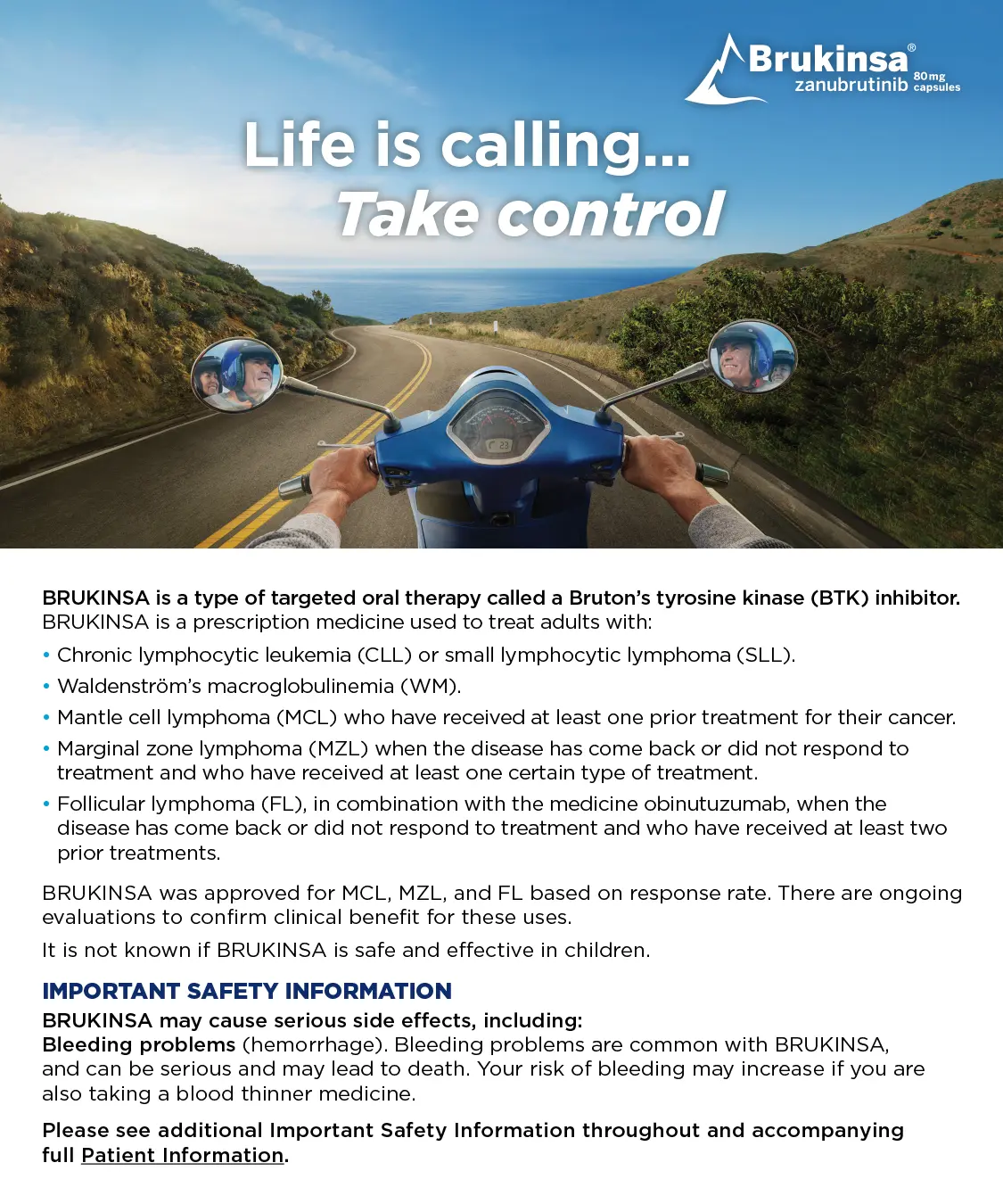 BRUKINSA® (zanubrutinib) Patient Brochure